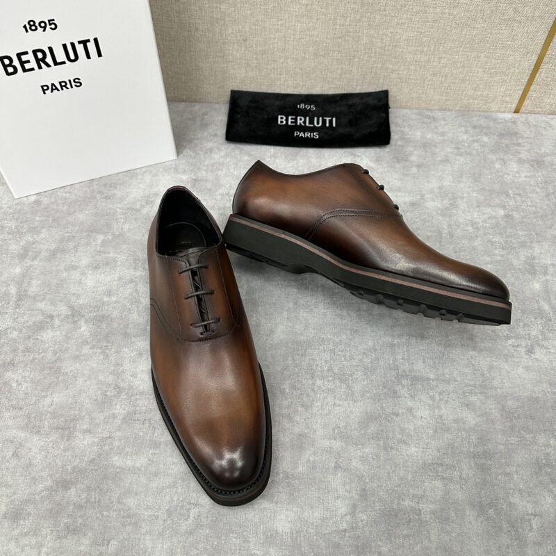 BERLUTI New Alessio皮革牛津鞋