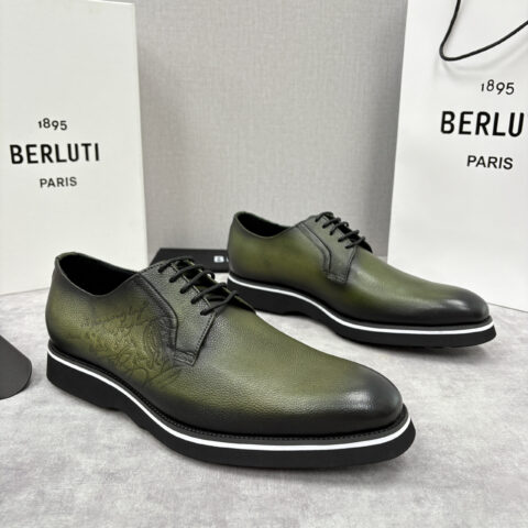 BERLUTI New Alessio皮革牛津鞋