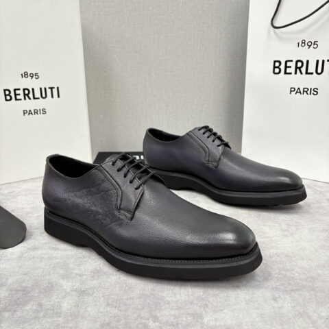 BERLUTI   New Alessio皮革牛津鞋