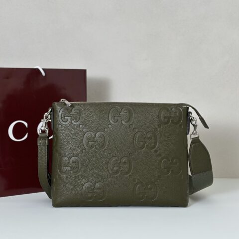 GUCCI 专柜品质，顶级原单货，实物实拍！款号696009深绿荔压G