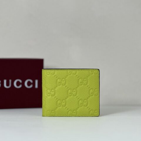 GUCCI 专柜品质，顶级原单货，实物实拍！款号835001荧光绿压花