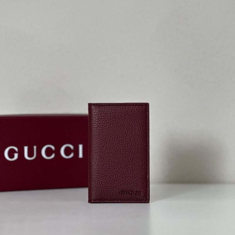 GUCCI 专柜品质，顶级原单货，实物实拍！817038酒红/米白