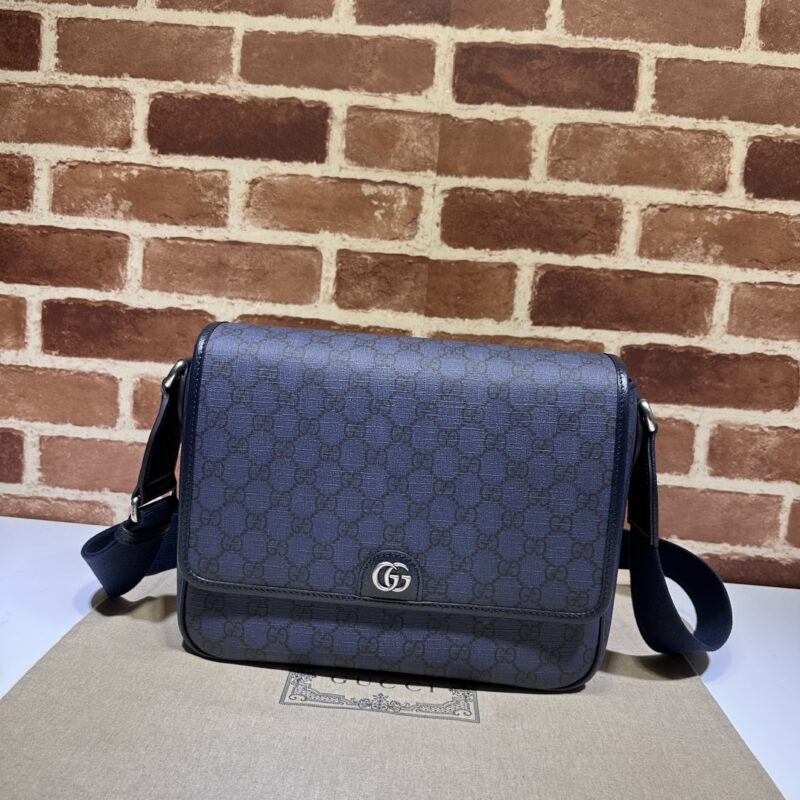 GUCCI 专柜品质，顶级原单货，实物实拍！款号761741深蓝PVC