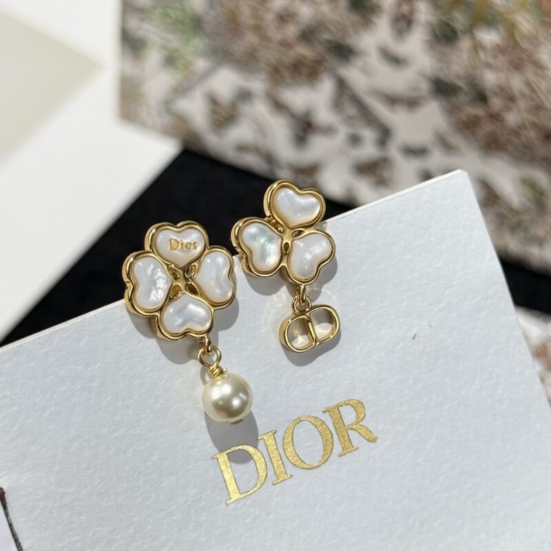 ❗️新品❗️  ☀️新款☑️ 迪奥Dior CD贝母四叶草耳钉耳环 ☀️