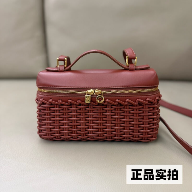 Loro Piana L19|皮编款|深Kummel色 型号:FAQ8706