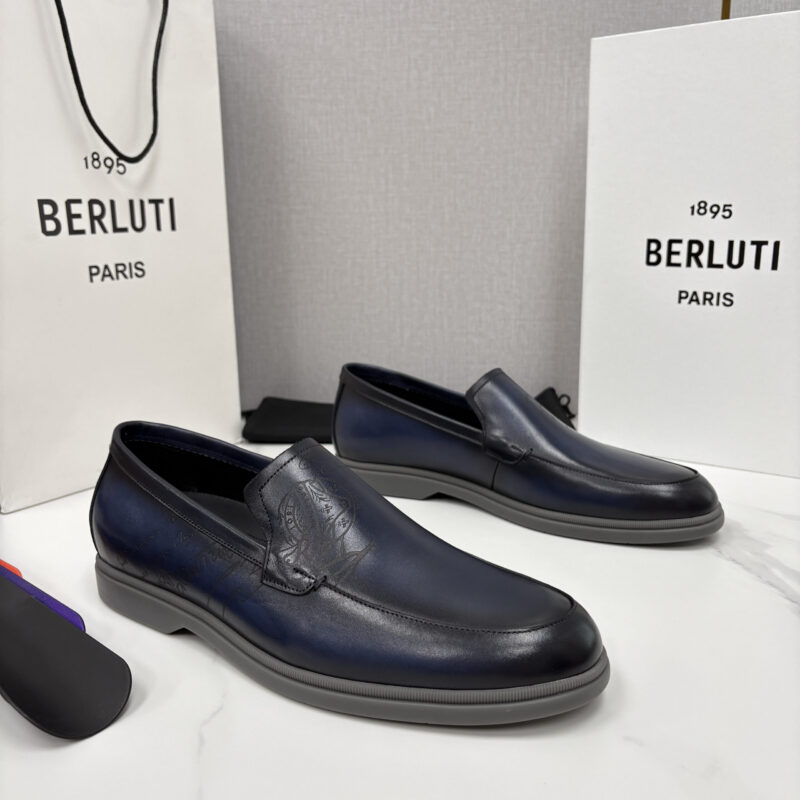 BERLUTI 新款手工擦色乐福鞋