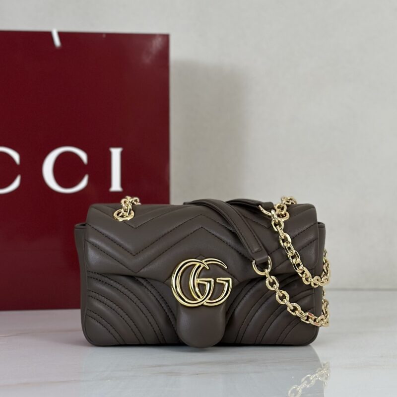 GUCCI 专柜品质，顶级原单货，实物实拍！837280深灰褐
