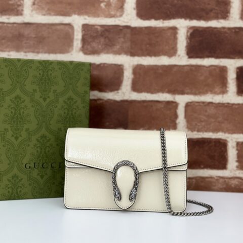 GUCCI 专柜品质，顶级原单货，实物实拍！795368米白皱漆