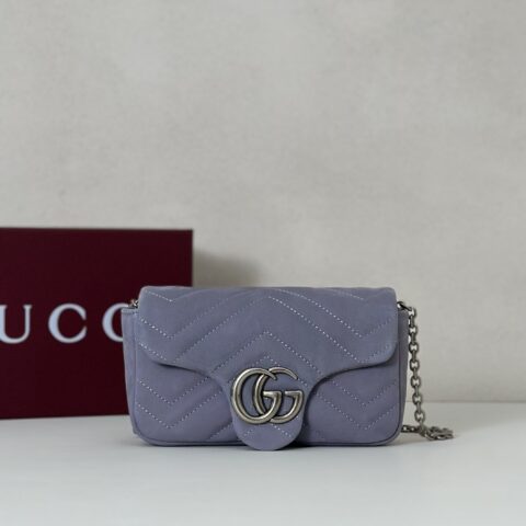 GUCCI 专柜品质，顶级原单货，实物实拍！款号841290灰蓝磨砂