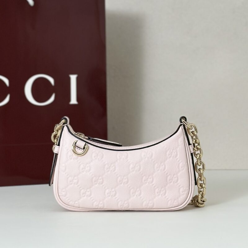 GUCCI 专柜品质，顶级原单货，实物实拍！款号847091浅粉压字