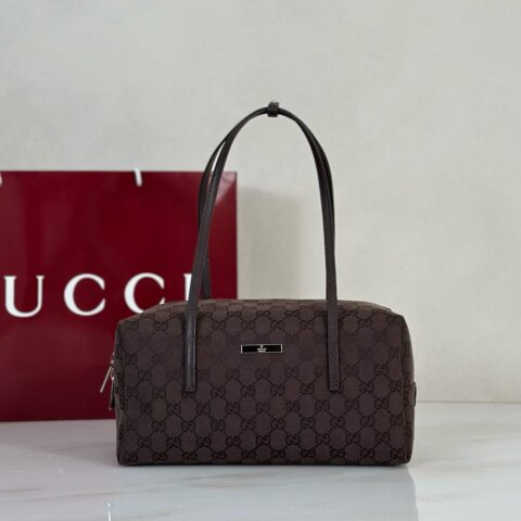 GUCCI 专柜品质，顶级原单货，实物实拍！款号875228深棕布