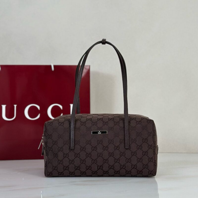 GUCCI 专柜品质，顶级原单货，实物实拍！款号875228深棕布