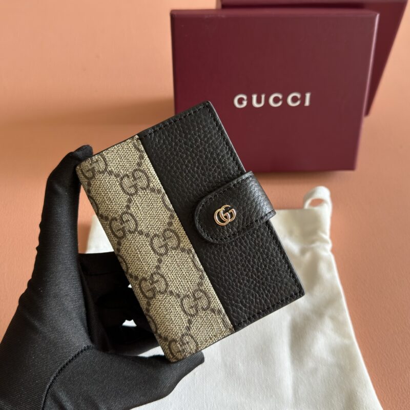GUCCI GG Marmont系列 型号:855484 黑色/PVC