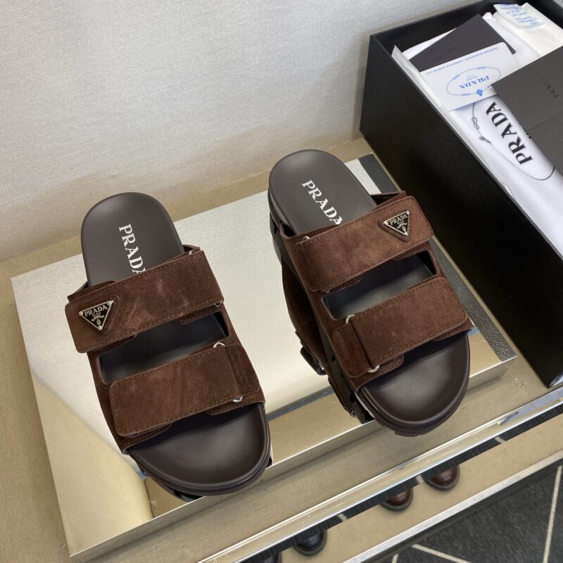 PRADA 男士精品拖鞋