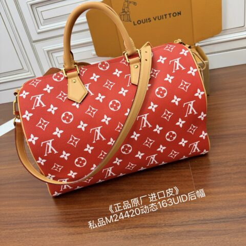 LV 独家(正品原厂进口皮)首发型号:M24420私品40公分(163动态UID )