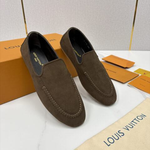 LV 新品男士懒人休闲驾车乐福鞋