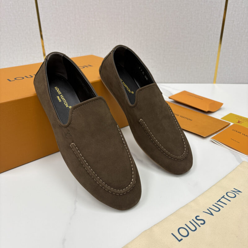 LV 新品男士懒人休闲驾车乐福鞋
