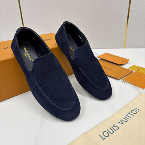 LV 新品男士懒人休闲驾车乐福鞋