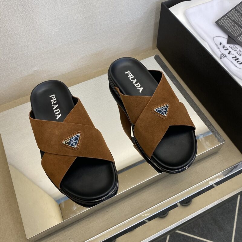 PRADA 时尚经典男拖鞋