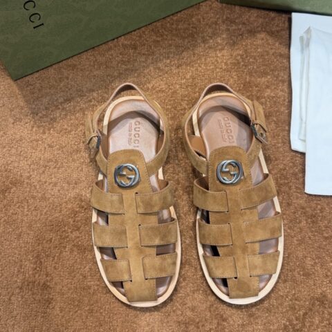GUCCI 男士互扣式双G拖