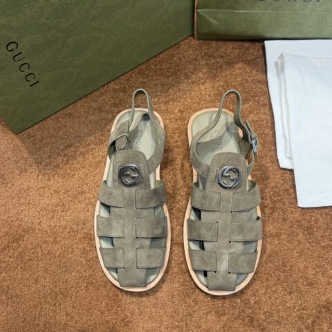 GUCCI 男士互扣式双G拖