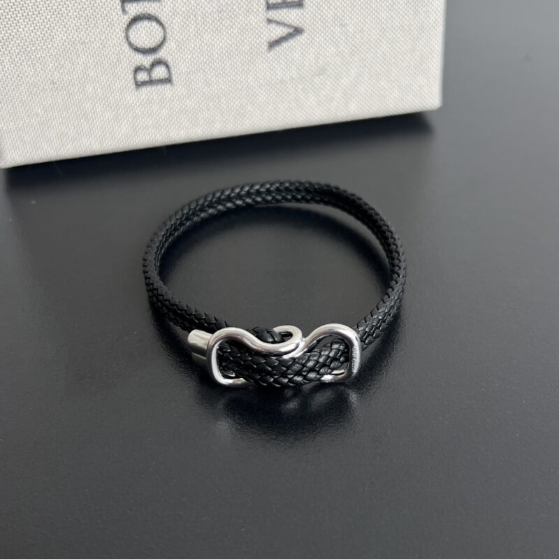 BV 男女通用编织手链 829387 黑色