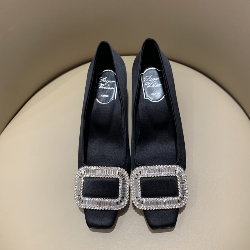 Roger Vivieri 方扣✨Belle Vivier 水钻4.5cm