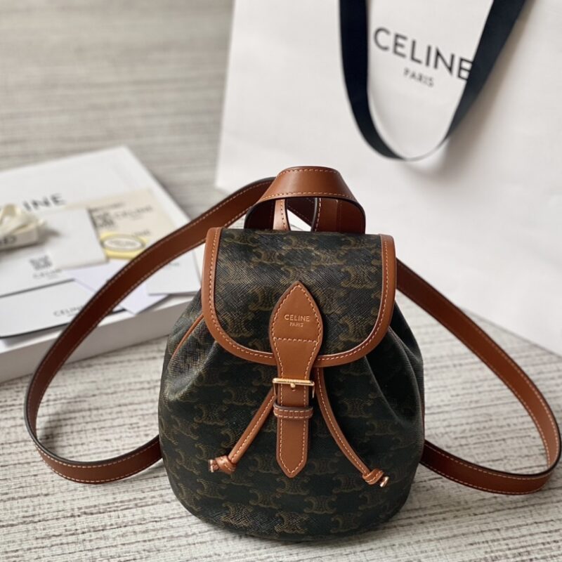 CELINE C家22早春款凯旋门双肩包 款号:197662