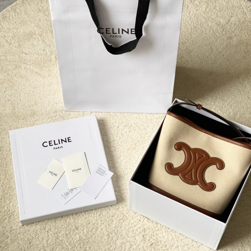 CELINE  CUIR TRIOMPHE水桶 款号:198243