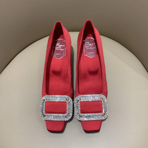 Roger Vivieri 方扣✨Belle Vivier 水钻4.5cm