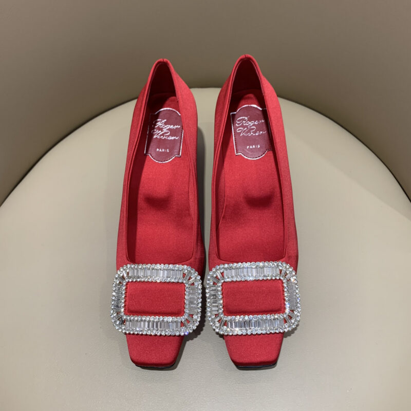 Roger Vivieri 方扣✨Belle Vivier 水钻4.5cm