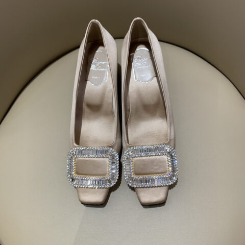 Roger Vivieri 方扣✨Belle Vivier 水钻4.5cm