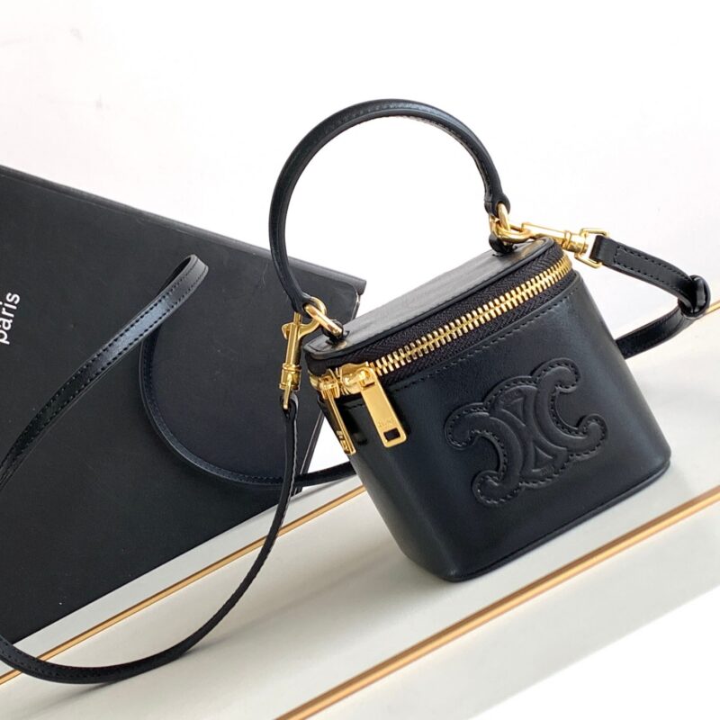 CELINE 23s春夏-迷你光滑牛皮革化妆箱 编号：10J763