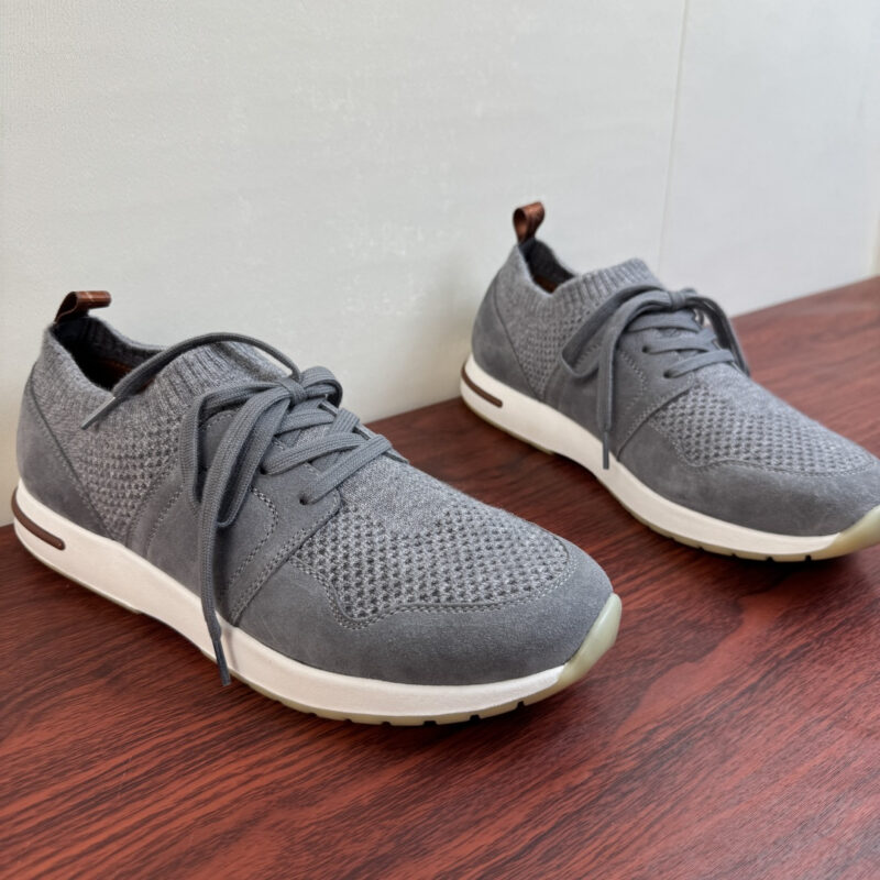 LoroPiana  Flexy Walk男士运动鞋 货号：FAL1560 灰色