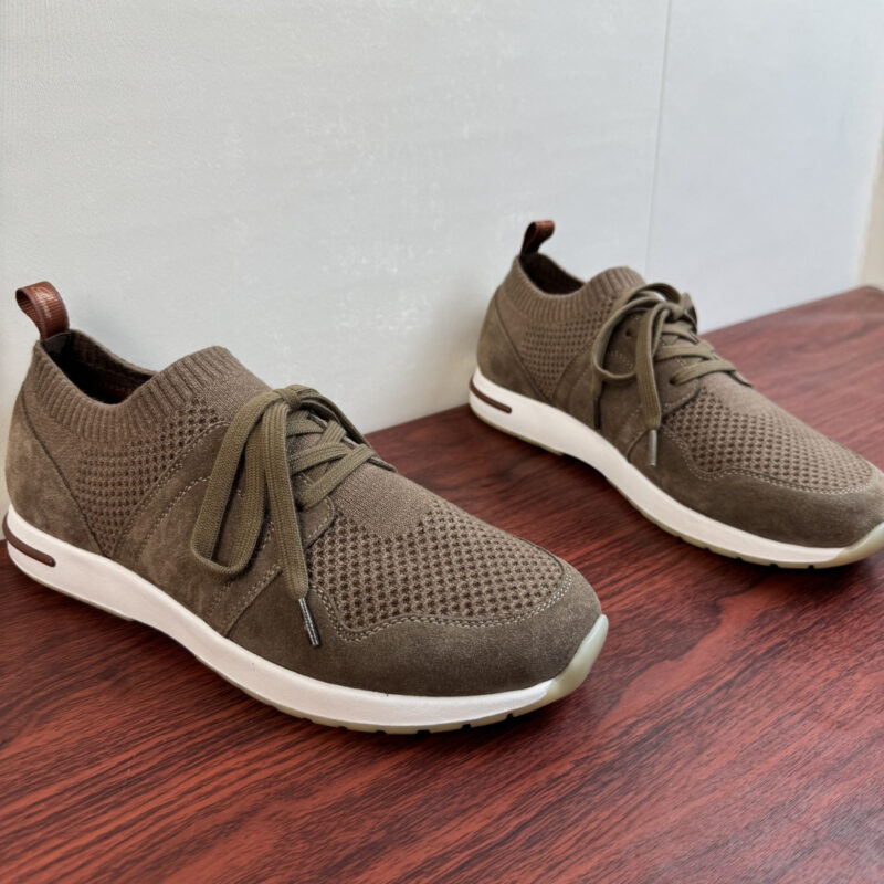 LoroPiana Flexy Walk男士运动鞋 货号:FAL1560 卡其