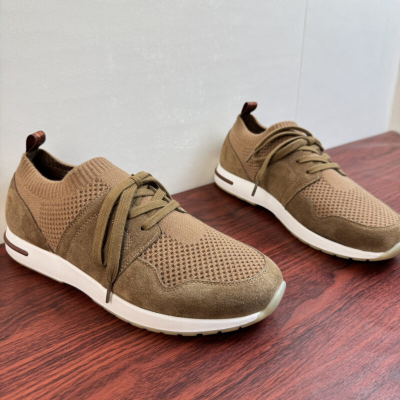 LoroPiana Flexy Walk男士运动鞋 货号:FAL1560 棕色