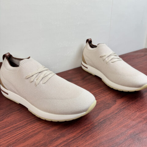 LoroPiana  Flexy Walk男士运动鞋 货号：FAL1541 米色