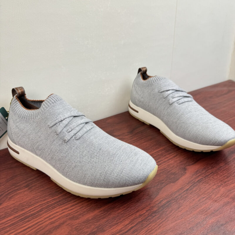 LoroPiana Flexy Walk男士运动鞋 货号:FAL1541 浅灰