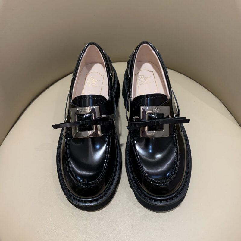 Roger vivier 厚底复古乐福鞋