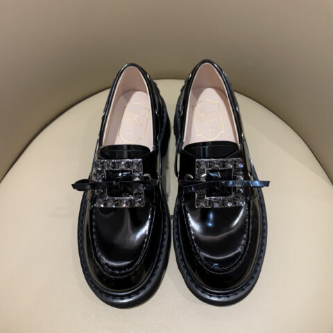 Roger vivier 厚底复古乐福鞋