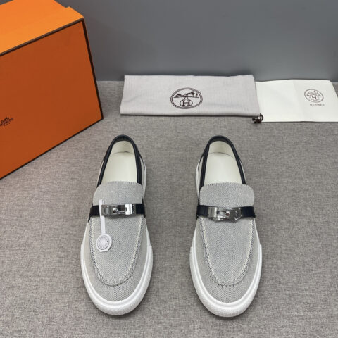 HERMES 帆布乐福鞋系列