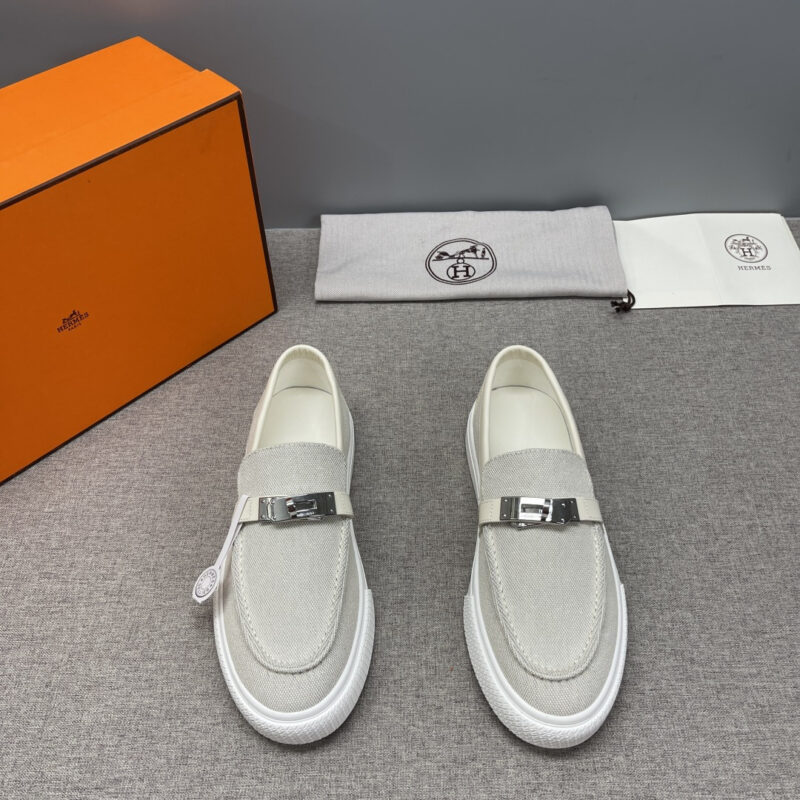 HERMES 帆布乐福鞋系列