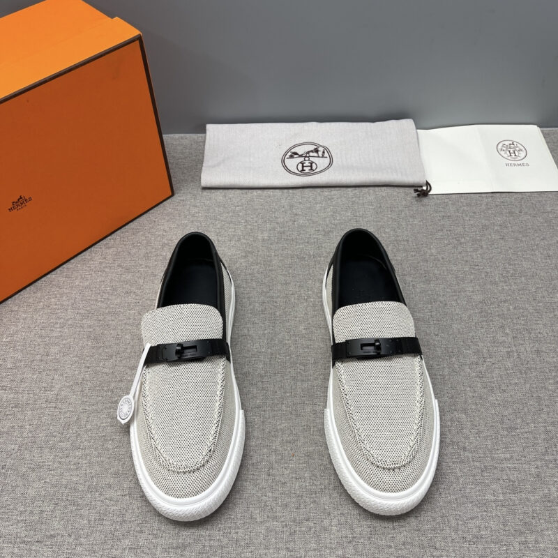 HERMES  帆布乐福鞋系列