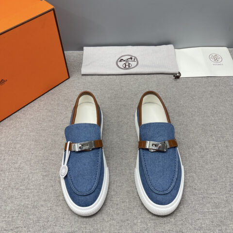 HERMES 帆布乐福鞋系列