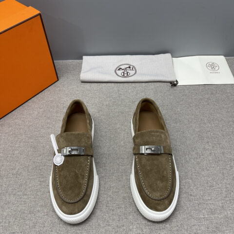 HERMES 经典Kelly扣点亮鞋 乐福鞋系列