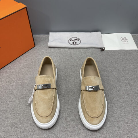 HERMES 经典Kelly扣点亮鞋 乐福鞋系列