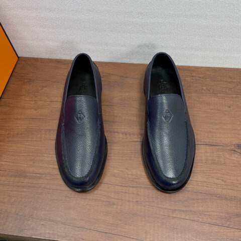 HERMES 男士皮革乐福鞋