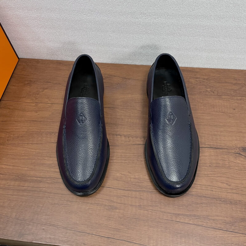 HERMES 男士皮革乐福鞋