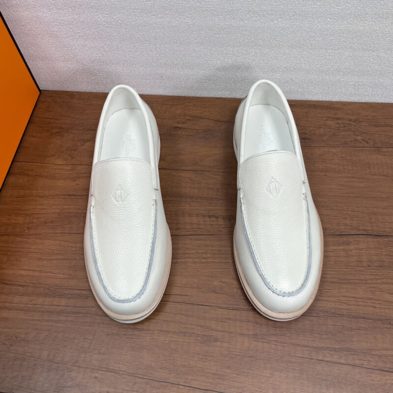 HERMES 男士皮革乐福鞋