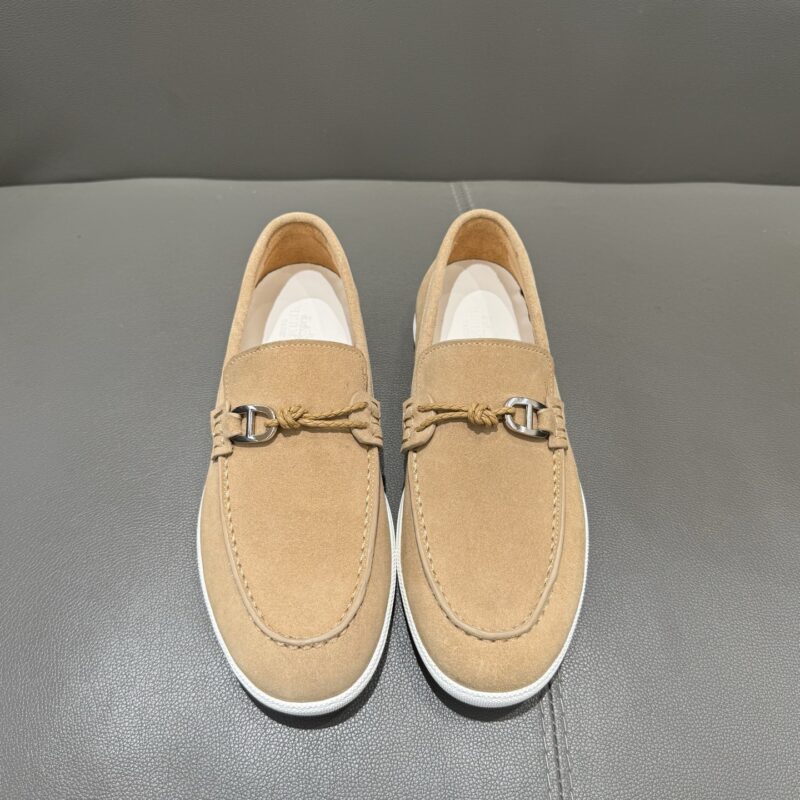 HERMES 小牛皮乐福鞋